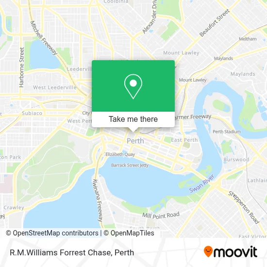 Mapa R.M.Williams Forrest Chase