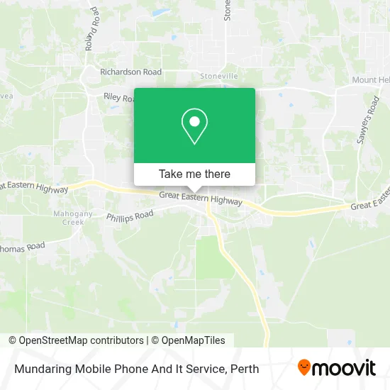 Mapa Mundaring Mobile Phone And It Service
