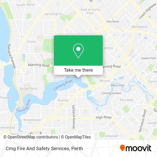 Mapa Cmg Fire And Safety Services