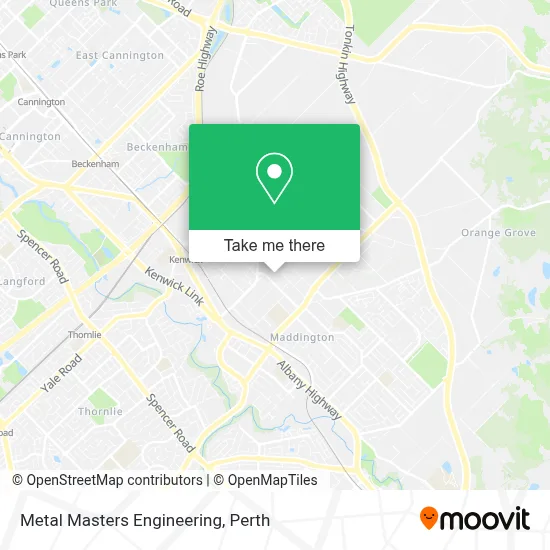 Mapa Metal Masters Engineering