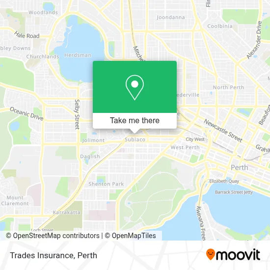 Trades Insurance map