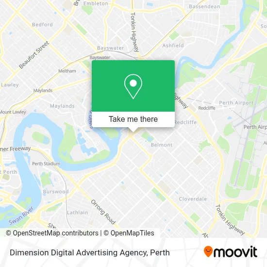 Mapa Dimension Digital Advertising Agency