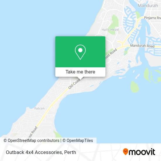 Outback 4x4 Accessories map