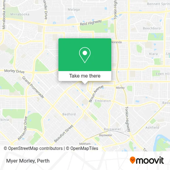 Mapa Myer Morley