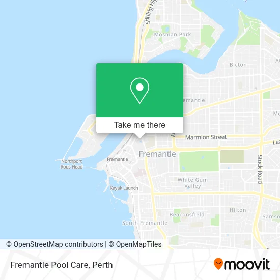 Mapa Fremantle Pool Care