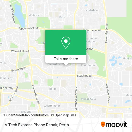 Mapa V Tech Express Phone Repair