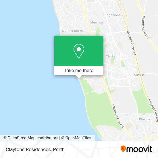 Mapa Claytons Residences