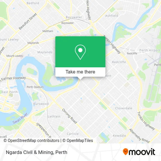 Mapa Ngarda Civil & Mining
