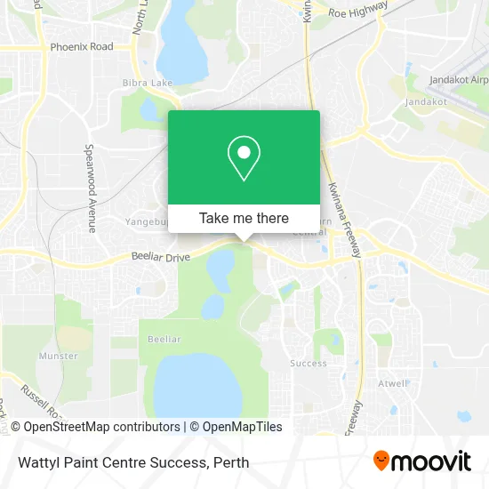 Mapa Wattyl Paint Centre Success