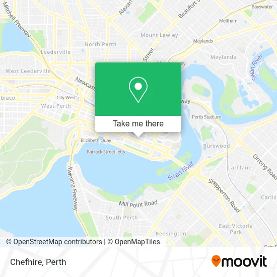Mapa Chefhire