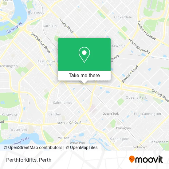 Mapa Perthforklifts