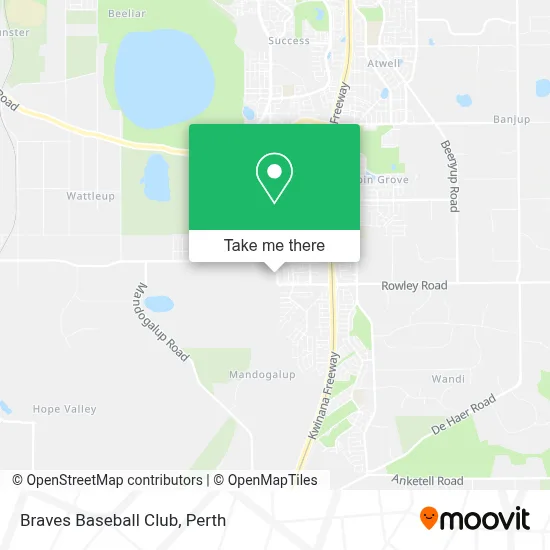 Mapa Braves Baseball Club