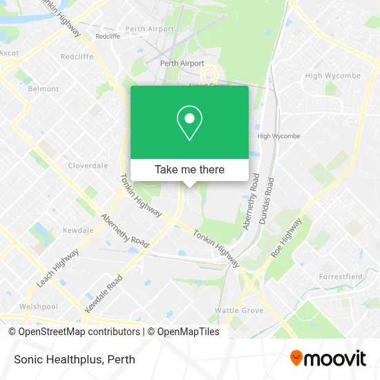 Mapa Sonic Healthplus