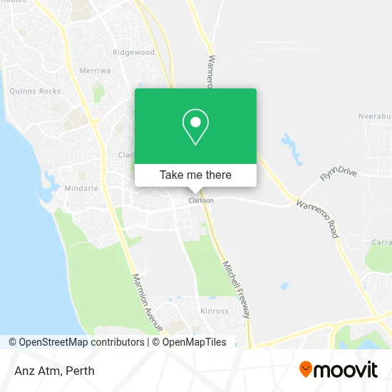 Anz Atm map