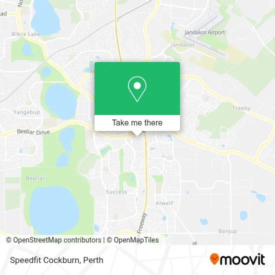Mapa Speedfit Cockburn