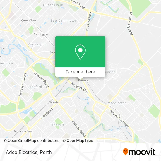 Mapa Adco Electrics