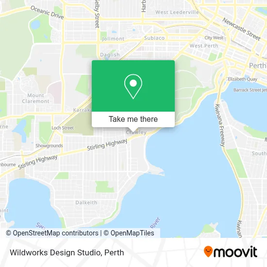 Mapa Wildworks Design Studio