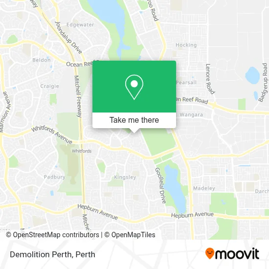 Demolition Perth map