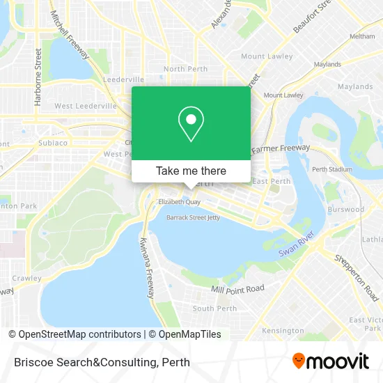Mapa Briscoe Search&Consulting