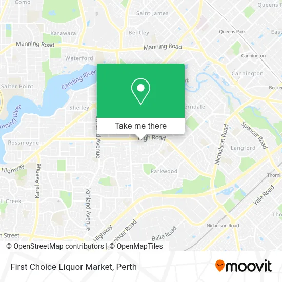 Mapa First Choice Liquor Market