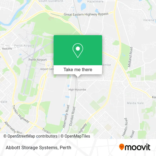 Mapa Abbott Storage Systems