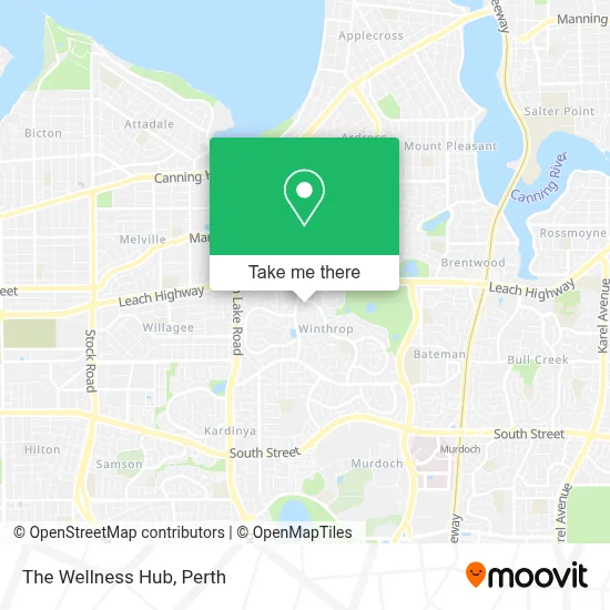 Mapa The Wellness Hub