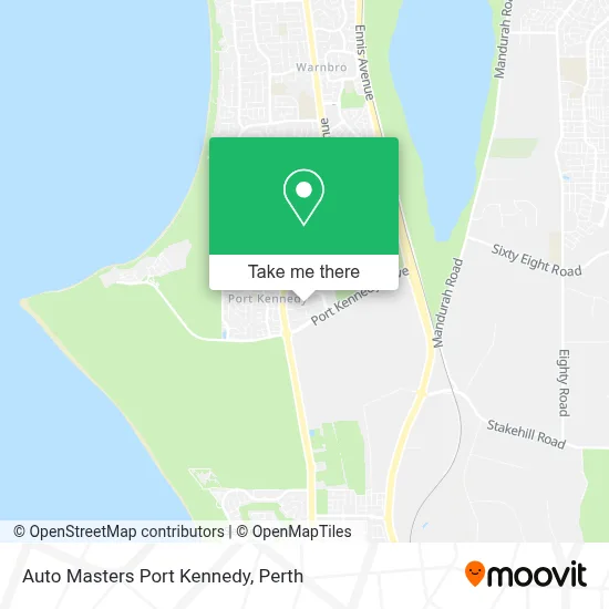 Auto Masters Port Kennedy map