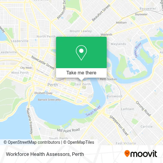 Workforce Health Assessors map