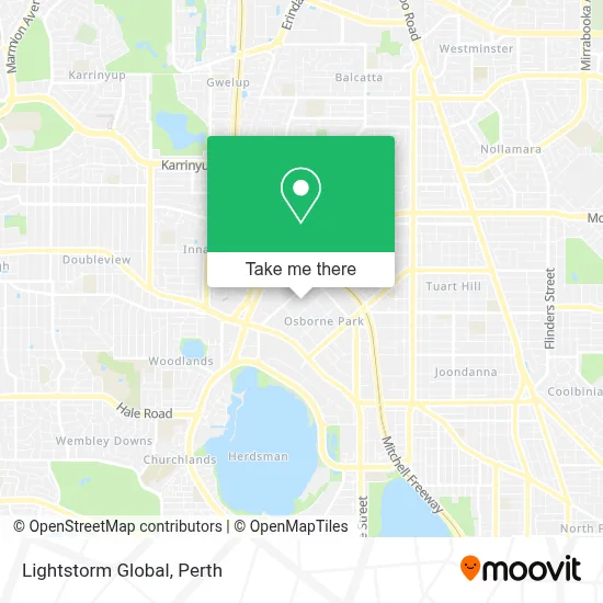 Mapa Lightstorm Global
