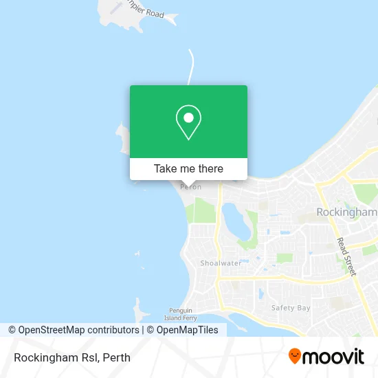 Mapa Rockingham Rsl