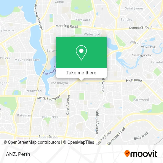 Mapa Anz
