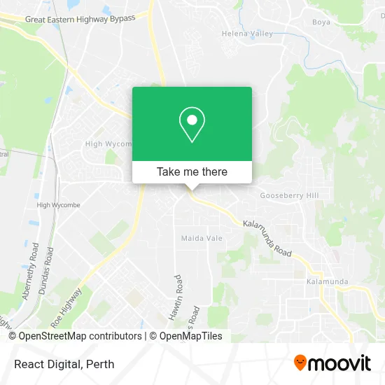 React Digital map