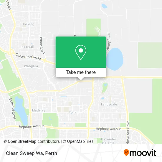 Clean Sweep Wa map