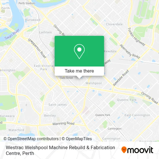 Mapa Westrac Welshpool Machine Rebuild & Fabrication Centre