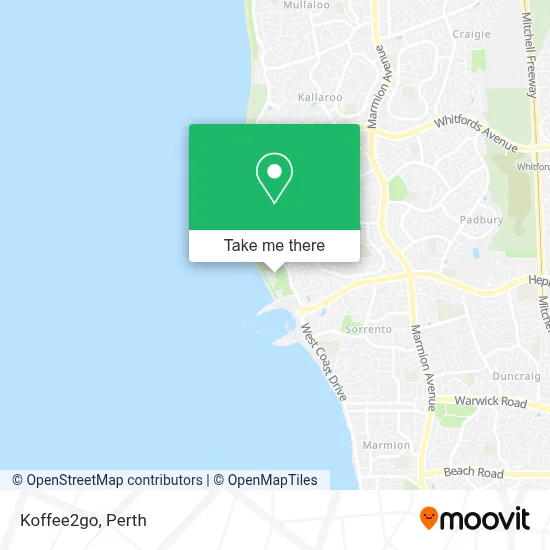 Mapa Koffee2go