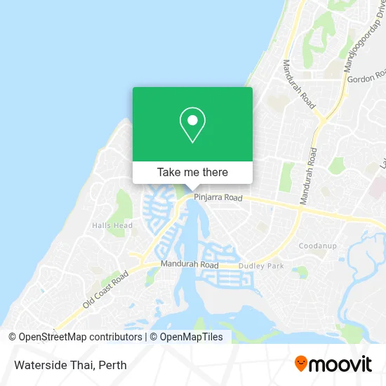 Mapa Waterside Thai