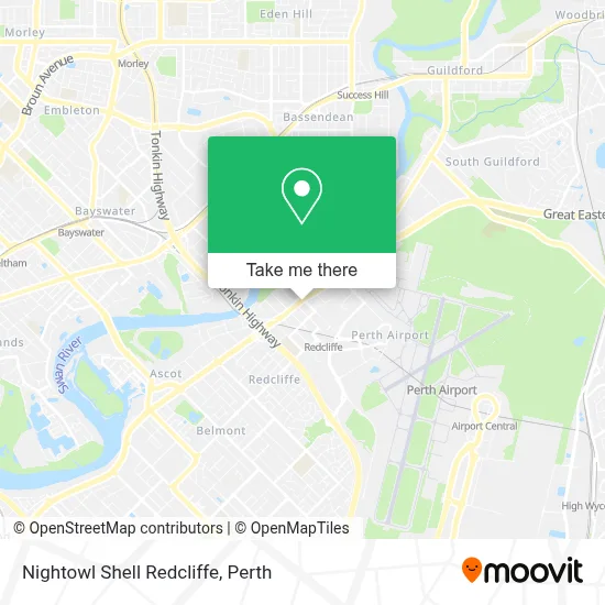 Mapa Nightowl Shell Redcliffe