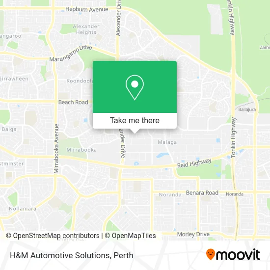 Mapa H&M Automotive Solutions