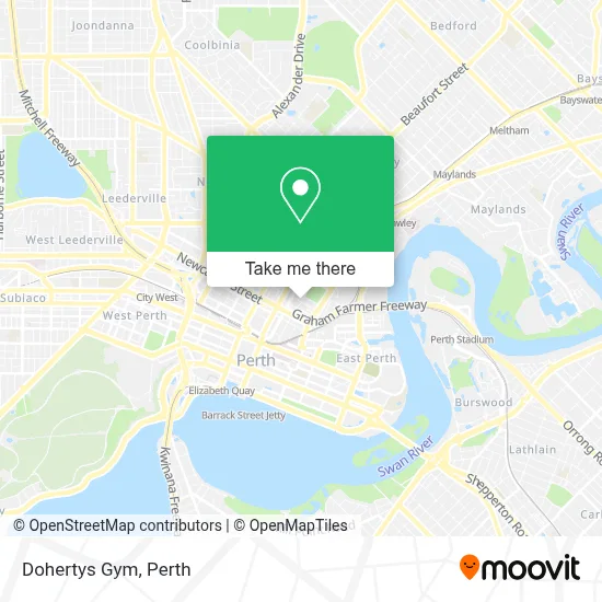 Mapa Dohertys Gym