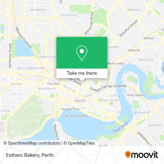 Mapa Esthers Bakery
