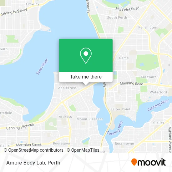 Amore Body Lab map