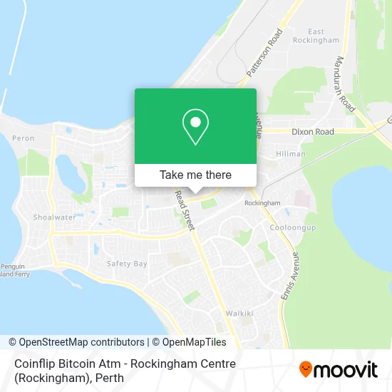 Mapa Coinflip Bitcoin Atm - Rockingham Centre