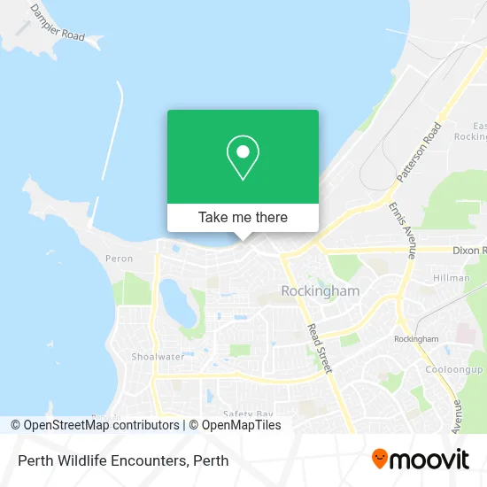 Mapa Perth Wildlife Encounters