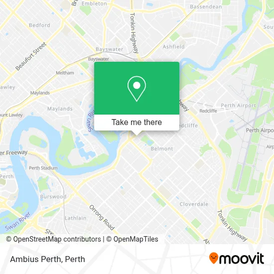 Ambius Perth map