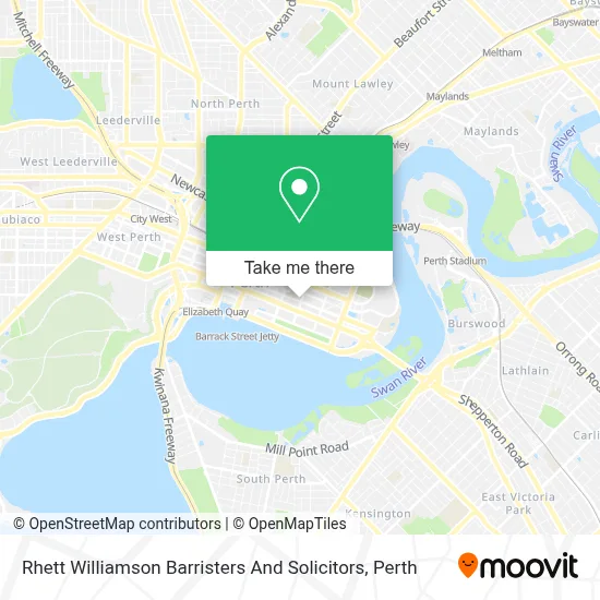 Mapa Rhett Williamson Barristers And Solicitors