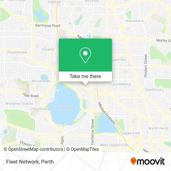 Mapa Fleet Network