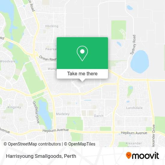 Mapa Harrisyoung Smallgoods