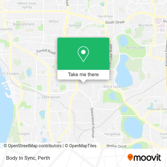 Body In Sync map