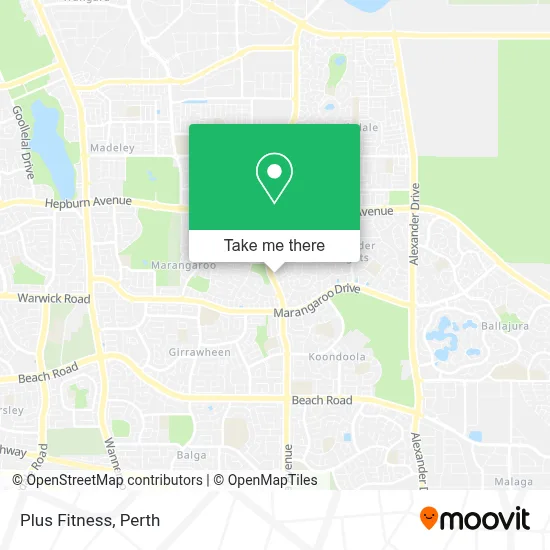 Mapa Plus Fitness