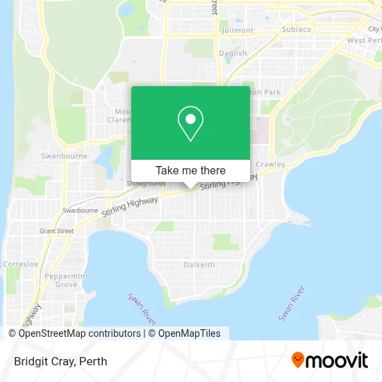 Bridgit Cray map